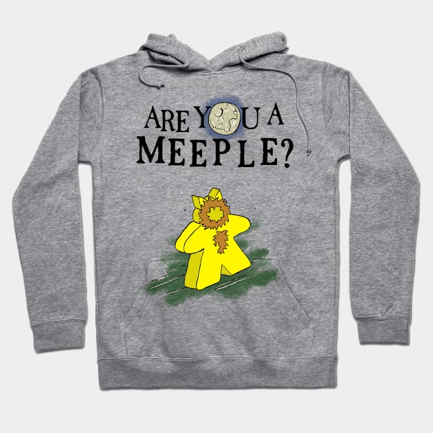 Are You A Meeple? Hoodie by Reel Fun Studios